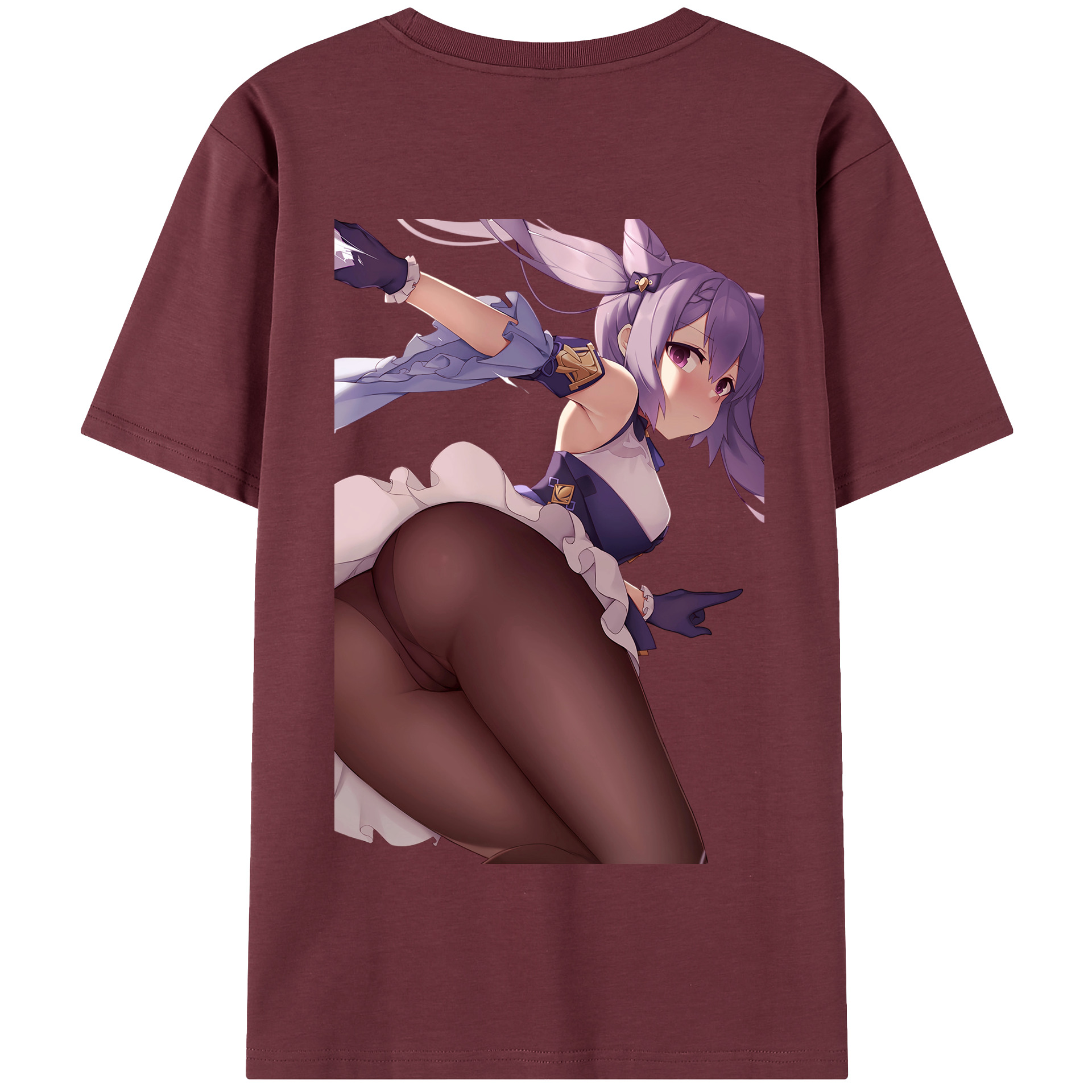 げんし神 刻晴 こくせい genshin Kokusei 綿100％半袖Tシャツ（背面プリント）